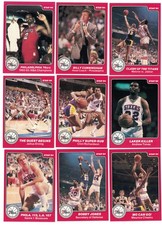 1983-84 STAR Basketball Philadelphia 76ers NBA Champs COMPLETE Set 1-25 PRISTINE