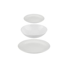 Service de Table 18 Pièces "Colorama" 26cm Blanc