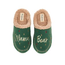 Women's Dearfoams Mama Bear Clog Slipper Spruce SZ