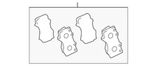 Genuine Toyota Brake Pads 04465-AZ331