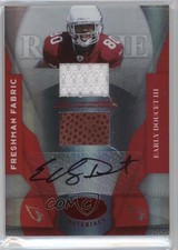 2008 Leaf Certified Materials Mirror Red Signatures Early Doucet III Auto fm0