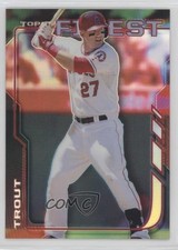 2014 Topps Finest Refractor Mike Trout #100 17ac