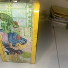 Aladdin Sesame Street Metal Lunch Box Yellow 1979 NO THERMOS — photo 3