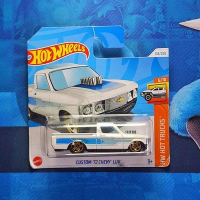 GM CHEVY 72 LUV CUSTOM WHITE HOT WHEELS 1:64 **KOMBIPORTO**