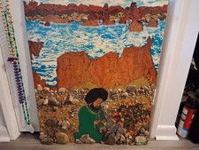 Original Religious Portrait - Burning Bush - 2ft 5inch tall, 2ft wide