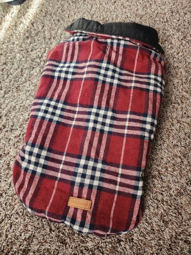 DogLemi Red And Black Plaid Jacket