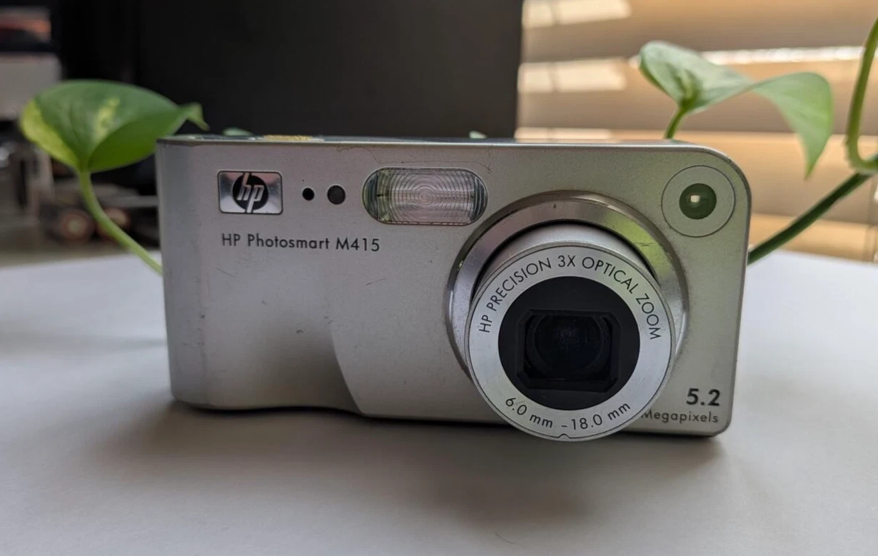 VTG 2000s y2k Digicam HP PhotoSmart M415 5.2MP Digital Camera Tested *See Video*