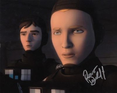 8x10 Signed Star Wars Clone Wars Trevor Devall Hobbie Autograph