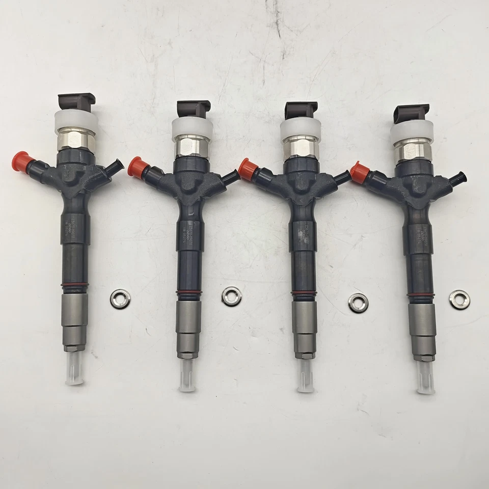 4Pcs Diesel Fuel Injector 23670-09070 For 2005-2007 Toyota Hiace 2KD-FTV 1KD-FTV Foto 4 de 4