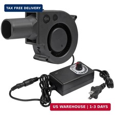 97mm x 33mm BBQ Fan 12V Blower with 110V/120V Variable Speed Controller Centrifu