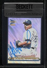 BAS 2000 Pacific Prism Roberto Hernandez #139 Seal of Authenticity Auto 3c7
