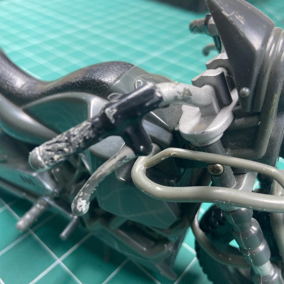 2006 Playmates Mirage Studios TMNT Nightwatcher Stunt Rider 5.25" motocicleta de brinquedo - Imagem 3 de 4