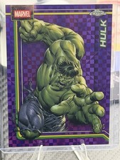 2026 Topps Chrome Marvel Purple X-fractor Card 50 HULK /75