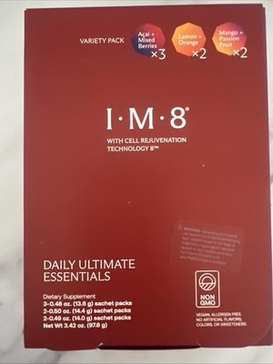 IM8 Daily Ultimate Essentials 7 Sachet Variety Pack New