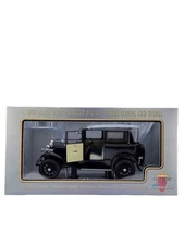 Motor City Classics 1931 Ford Model A Tudor Police Diecast Car Black 1:18 New