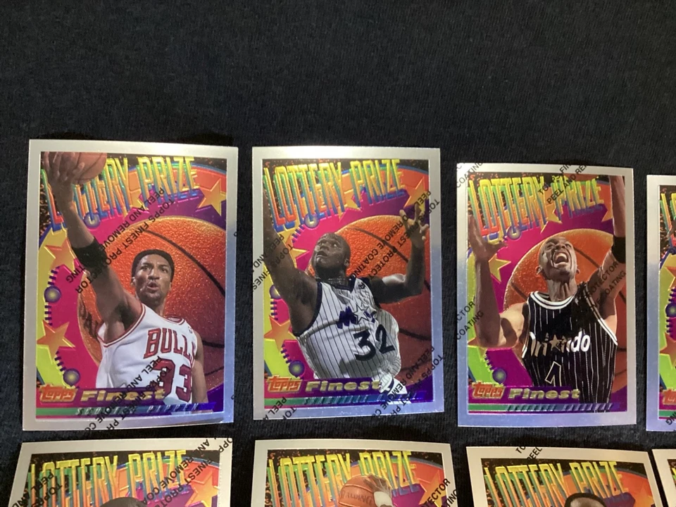 1994-95 Topps Finest Lottery Prize Insert Juego Completo 22 Cartas. Foto 2 de 4