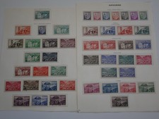 ANDORRE FRANCAIS LOT 46 TIMBRES NEUFS ET OBLITERES DE 1944 A 51. BONNE VALEUR