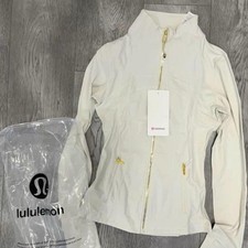 Lululemon Define Jacket Ivory Gold, Size 1