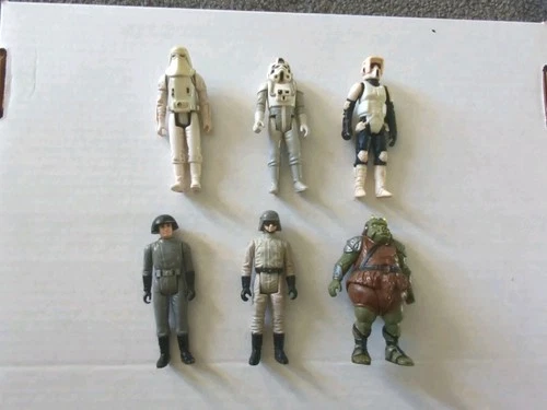 Vintage Star wars Lot Of 6 Figures - Original No Accessories See Desc For List