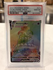 2020 Pokemon SWSH Champions Path Alcremie VMAX Full Art #023 PSA 10