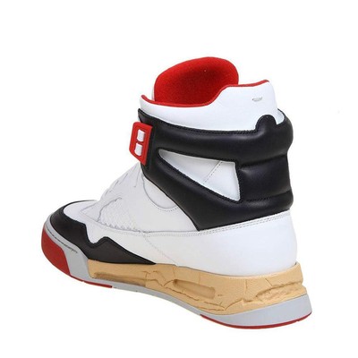 Maison Margiela Men's Deadstock Basket High Top Leather Sneaker