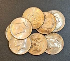 Kennedy Half Dollars Silver Coins 40% Percent *8 Coin Lot Priced Below Melt/Spot
