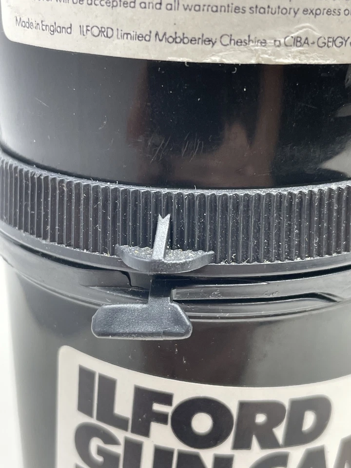 4× ILFORD Gun Camera Film – PAN F 16 mm – DP Emulsion Out – G45 Core - 1200 feet - Image 3 of 4