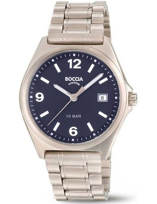 Boccia 3663-02 Mens Watch Titanium 39mm 10ATM