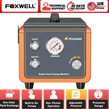 FOXWELL RT1000 Auto Brake Bleeder Vacuum Pump Kit Electric Fluid Oil Exchange US