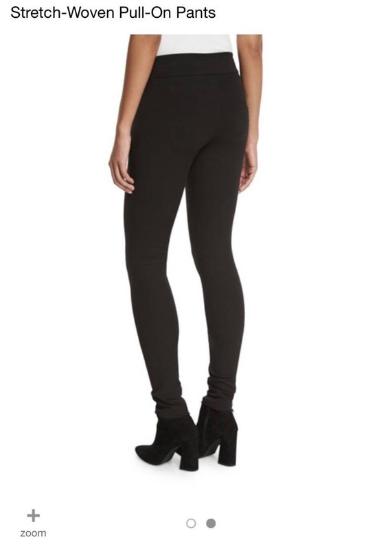 $795 Urban Zen L Black label collection pull-on jersey stretch spandex pant
