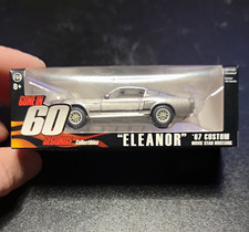 GreenLight Hollywood Gone in 60 Seconds Eleanor 1967 Ford Mustang 1:64 Silver