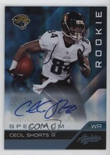 2011 Absolute Memorabilia Rookie Spectrum Platinum 13/25 Cecil Shorts Auto v8v
