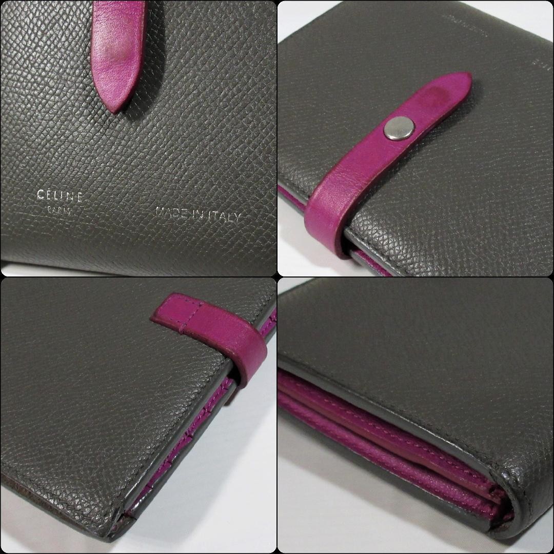CELINE Lavender Gray Multi Function Medium Wallet… - image 3