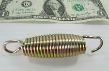 1-Pc Steel Extension Springs, 3.55" Grip Length, .102" Wire Dia., End Hook /Ring