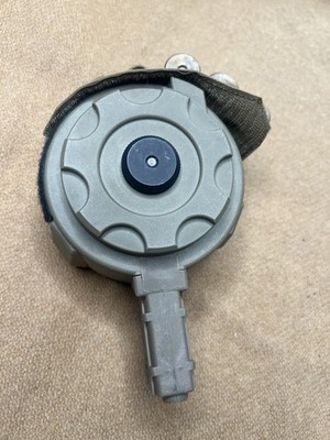 Evike Angel Custom Firestorm 1500rd Airsoft AEG Drum Flashmag (Dark Earth / M4)