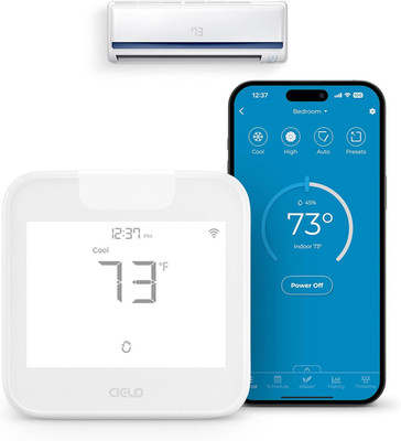 Breez Max Smart AC Controller | AHR Product of the Year Wifi Thermostat for Mini