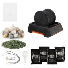 Uimoso Rock Tumbler 1 lb Polishing Machine with Adjustable Speeds and Operation
