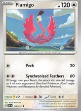 Pokemon Card - Flamigo - (185/197 - Obsidian Flames)