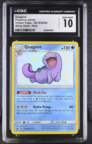 Quagsire graded CGC 10 for sale on eBay