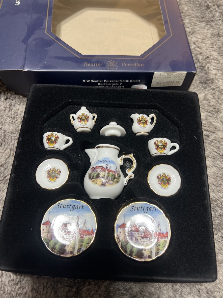 REUTTER PORZELLAN GERMANY 急須と靴 置物 2点セット REUTTER PORZELLAN GERMANY 急須と靴 置物 2点セット