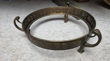Schöner alter Messing Tafelaufsatz / Jardiniere wohl um 1900, Glas fehlt!