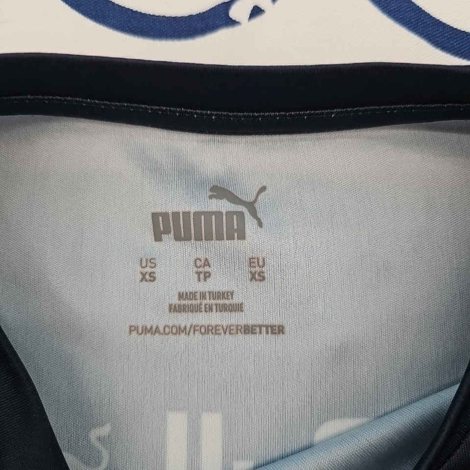 Max Verstappen Red Bull F1 2021 World Champion Mens Blue T-shirt By Puma Size XS - Image 2 of 4