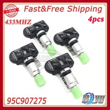 Set of 4 95C907275 TPMS Tire Pressure Sensors For Volkswagen Tiguan Tayron433MHz