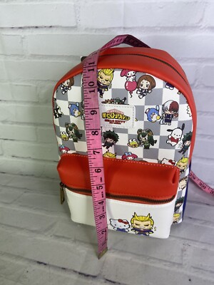 My Hero Academia X Hello Kitty and Friends Sanrio Color Block Mini Backpack Bag My Hero Academia X Hello Kitty and Friends Sanrio Color  main image 3
