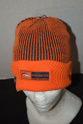 Denver Broncos New Era Orange/Black Cuffed sport Knit Beanie/Hat New With Tag