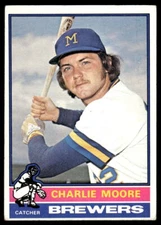 Charlie Moore 1976 Topps #116 Milwaukee Brewers