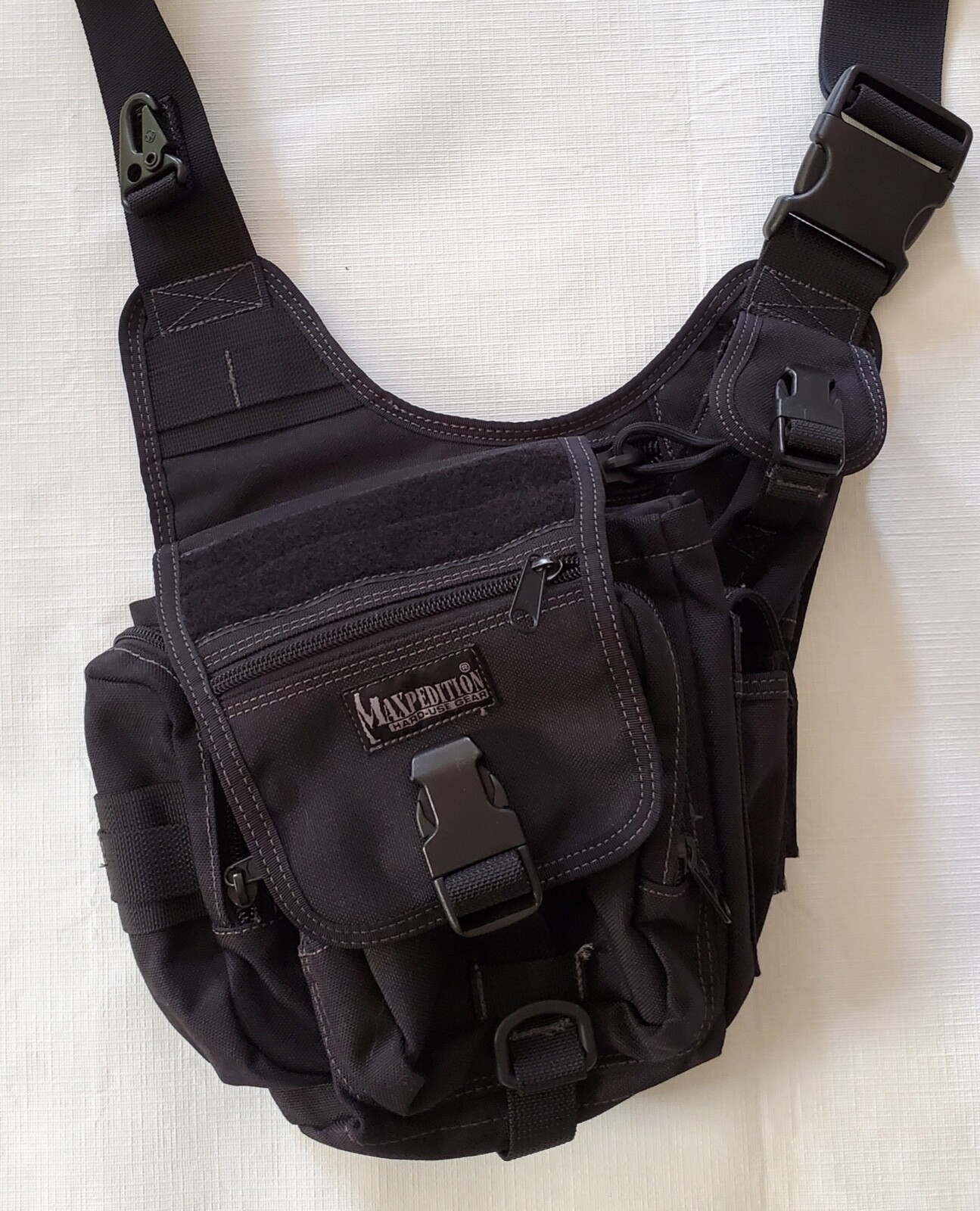 Maxpedition Hard Use Gear Black Crossbody Bag Tactical Pockets eBay
