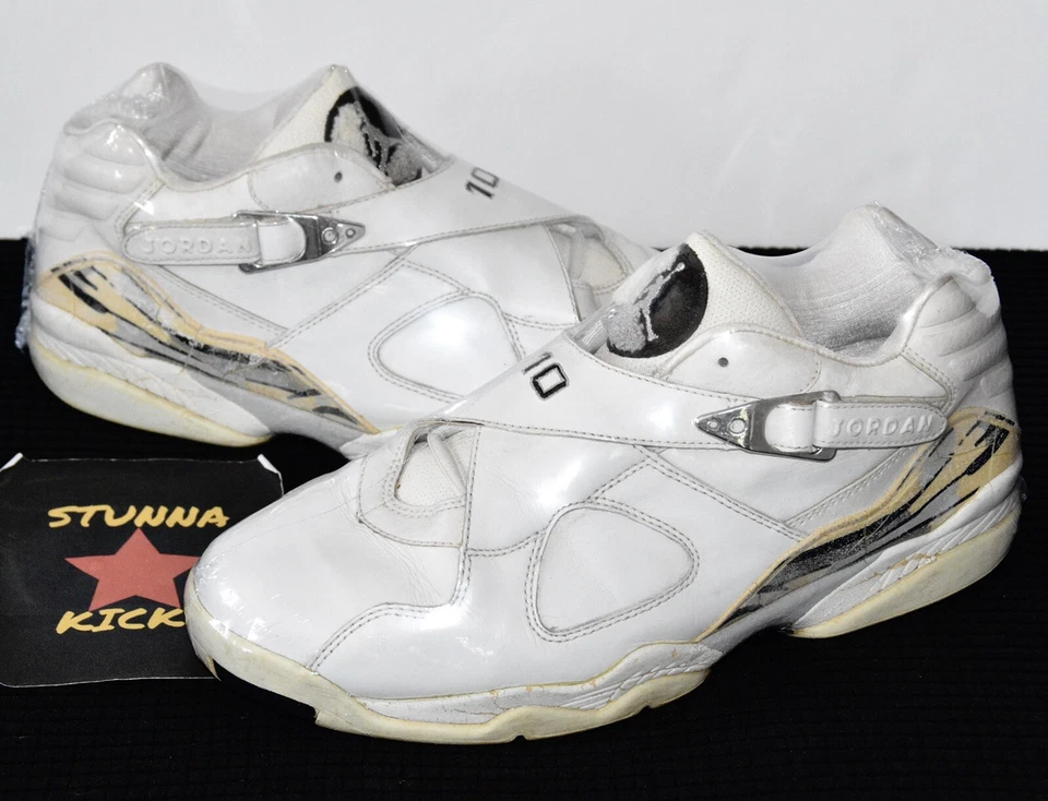 PROMO 2003 Nike Air Jordan 8 Low PE BIBBY SAMPLE size 12 RARE bred kaws unc Dmp - Image 2 of 4