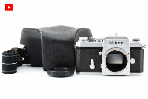 [NEAR MINT] Nikon F Eye Level Silver Fuji Mark 35mm Film Camera Body From Japan - Picture 1 of 12
