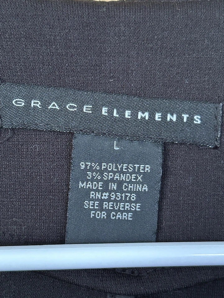 Grace Elements Women’s Black Blazer Size Large - Изображение 2 из 4